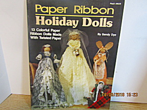 Plaid Craft Book Paper Ribbon Holiday Dolls  #8529 (Image1)