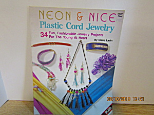 Plaid Book Neon & Nice Plastic Cord Jewelry #8627 (Image1)