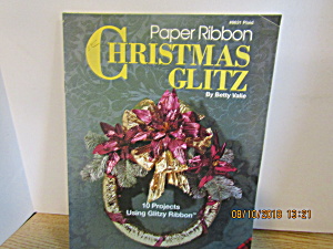 Plaid Book Paper Ribbon Christmas Glitz  #8631 (Image1)