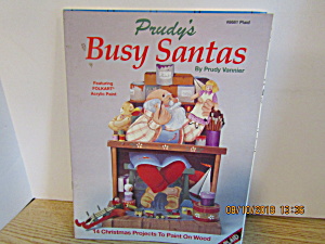 Plaid Craft Book Prudy's Busy Santas #8681 (Image1)