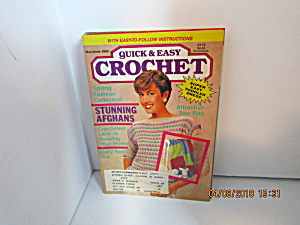 Vintage Craft Booklet Quick & Easy Crochet May/Jun 1992 (Image1)