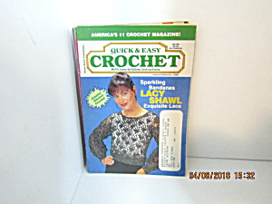 Vintage Craft Booklet Quick & Easy Crochet Jan/Feb1996 (Image1)