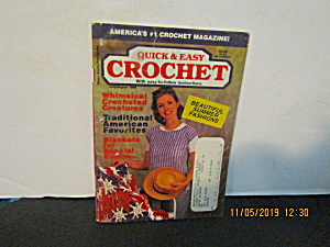 Vintage Craft Booklet Quick & Easy Crochet Jul/Aug 1996 (Image1)
