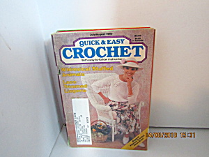 Vintage Craft Booklet Quick & Easy Crochet July/Aug1990 (Image1)