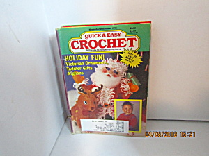 Vintage Craft Booklet Quick & Easy Crochet Nov/Dec 1991 (Image1)