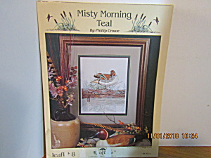 Raindrop  Leaflet Misty Morning Teal  #8 (Image1)