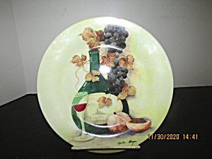 Royal Norfolk Decorative Plate Wine And Grapes (Image1)