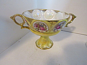 Royal Sealy Lusterware Colonial  Pedestal Chalice  Cup (Image1)