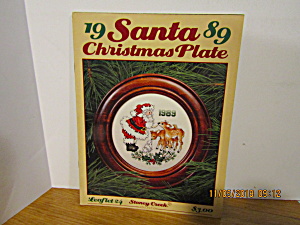 Stoney Creek Collection Santa Christmas Plate 1989#24 (Image1)