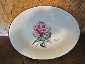 Vintage Syracuse China Iron Wimm Rose Serving Bowl