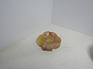 Vintage Alabaster Spade  Small  Ashtray (Image1)