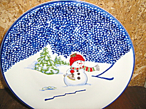 Thomson Snowman Salad Plate