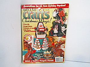 Vintage Magazine  Quick & Easy Crafts Dec 1995 (Image1)