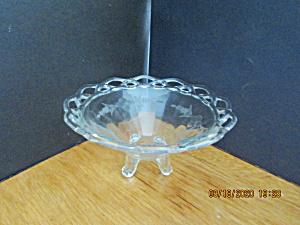 Vintage Anchor Hocking Old Colony Open Lace Etched Bowl (Image1)