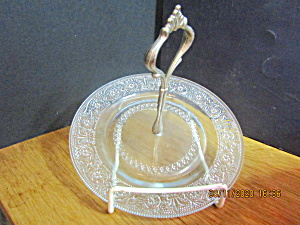 Anchor Hocking Crystal Sandwich Glass Handled Plate (Image1)