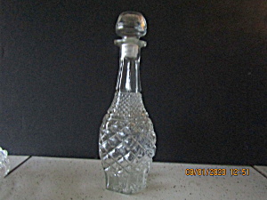 Anchor Hocking Wexford Vintage Flat Top Decanter