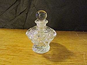Vintage Refillable Early American Glass Perfume Bottle (Image1)