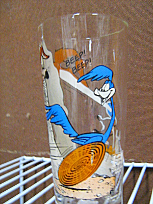 Vintage Pepsi Collectible Glass Road Runner/wilee.coyot