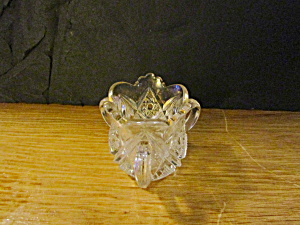 Vintage Triple Handled Diamond Cut Toothpick Holder (Image1)