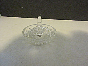 Vintage Glass Crystal Ring Holder (Image1)