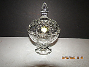 Vintage Zajecar Crystal Covered BonBon Dish (Image1)