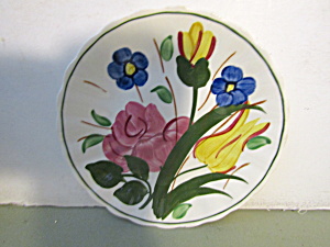 Vintage Blue Ridge Hand Painted Garden Lane Plate (Image1)