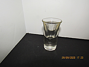 Vintage Clear Weighted Bottom Cordial/shot Glass Set