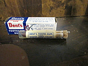 Vintage Plastic Tooth Gum Medicine Bottle (Image1)