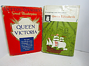 Vintage Book Set Queen Elizabeth & Queen Victoria (Image1)
