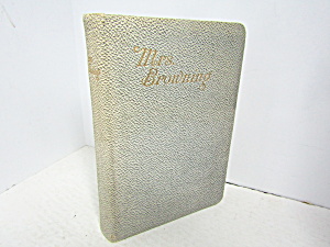 Vintage Poetry Book Mrs Browning (Image1)
