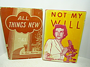 Vintage Book Set  Not My Will & All Things New (Image1)
