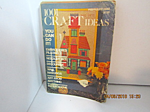 Vintage Booklet 1001 Craft Ideas Feb 1982 (Image1)