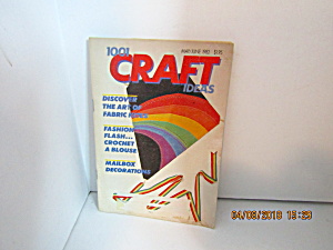 Vintage Booklet 1001 Craft Ideas May/June 1982 (Image1)