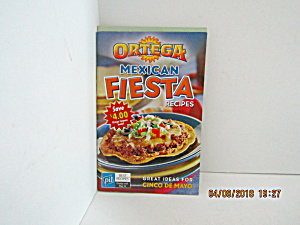 Vintage Booklet Ortega Mexican Fiesta Recipes