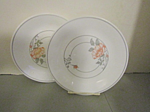 Vintage Corelle Dessert Blossom Luncheon Plates (Image1)