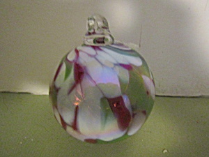 Vintage Glass Spun Christmas Tree Ornament  (Image1)