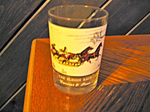 Vintage Currier & Ives Christmas Snow Tumbler (Image1)