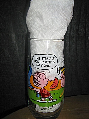 Collectible Glass Camp Snoopy The Struggle For Security (Image1)