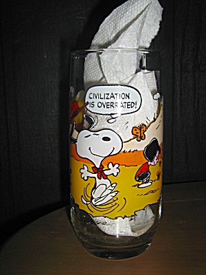 Collectible Glass Camp Snoopy Civilzation Is Over Rated (Image1)