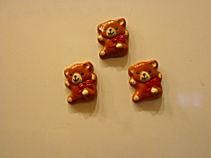 Collectibles Christmas Three Little Bears Magnet Set (Image1)