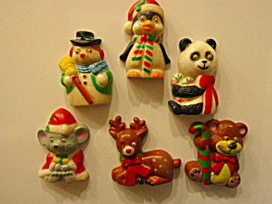 Collectibles Christmas Animal Wiggly Eyes Magnet Set (Image1)