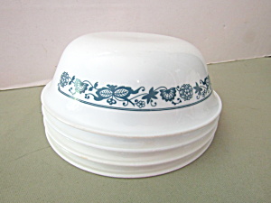 Vintage Corelle Old Town Blue Cereal Bowl Set (Image1)