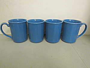 Vintage Corelle Provincial Solid Blue Coffee Mug Set (Image1)