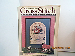 Cross Stitch & Country Crafts Magazine Mar/Apr 1986 (Image1)
