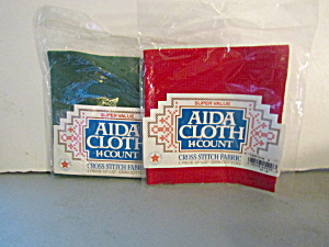 Vintage Cross Stitch Fabric Super Value Aida Cloth  (Image1)