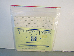 Vintage Yorktown Cross Stitch Fabric Natural/Green (Image1)
