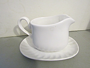 Vintage Corelle Coordinates White Gravy Bowl/Underplate (Image1)