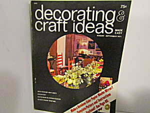 Vintage Magazine Decorating & Craft Ideas Aug-Sept 1971 (Image1)