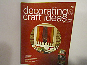 Vintage Magazine Decorating & Craft Ideas July-Aug 1972 (Image1)