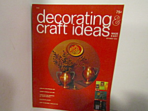 Vintage Magazine Decorating & Craft Ideas October1972